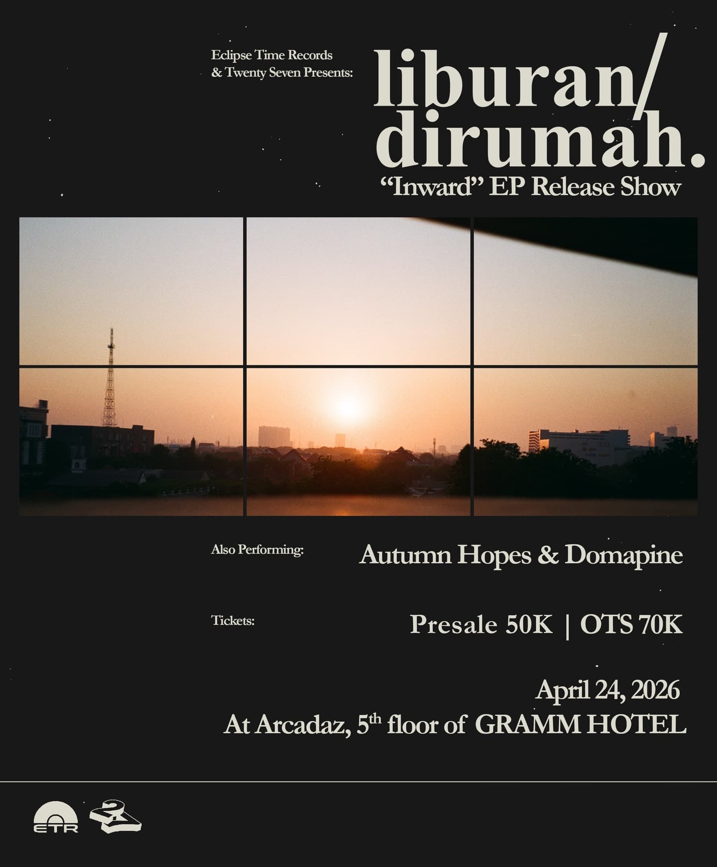 Liburan/Dirumah — “Inward” EP Release Show event poster